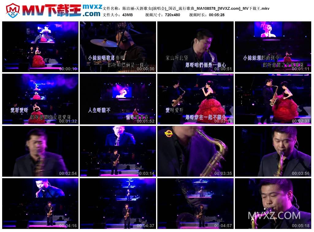 陈洁丽-天涯歌女(演唱会)_国语_流行歌曲_MA108578